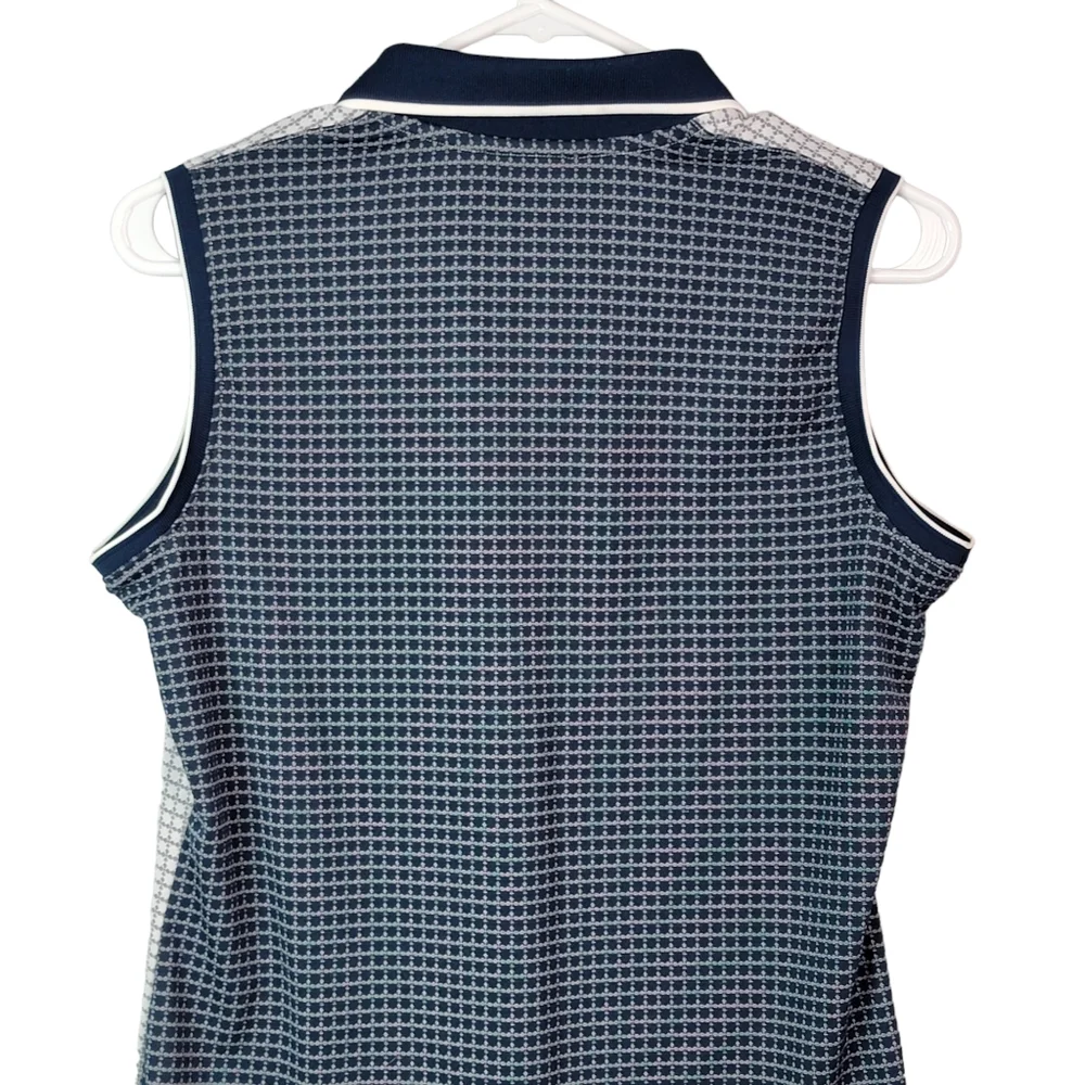Lady Hagen Sleevless Blue White Summer Golf Activewear Shirt Women's Size M - Picture 8 of 10